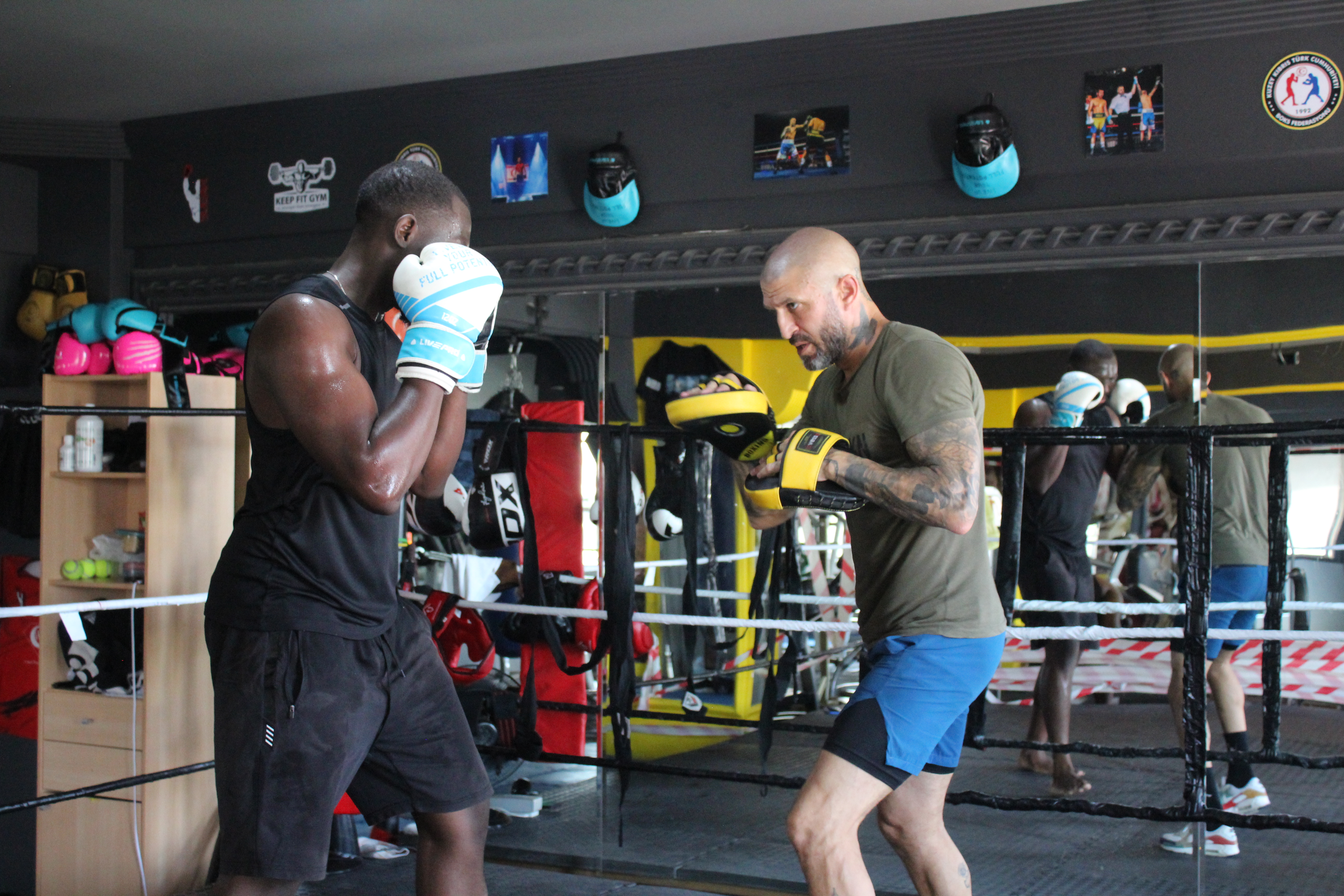 Pad work with Soloman